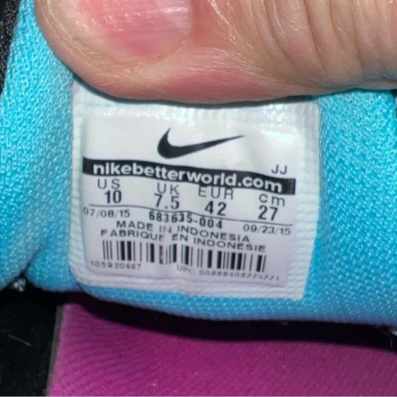 Nike Air Max Tailwind 7 Black/Clearwater 683635 004 Women Running Shoes US 10 - Picture 11 of 11